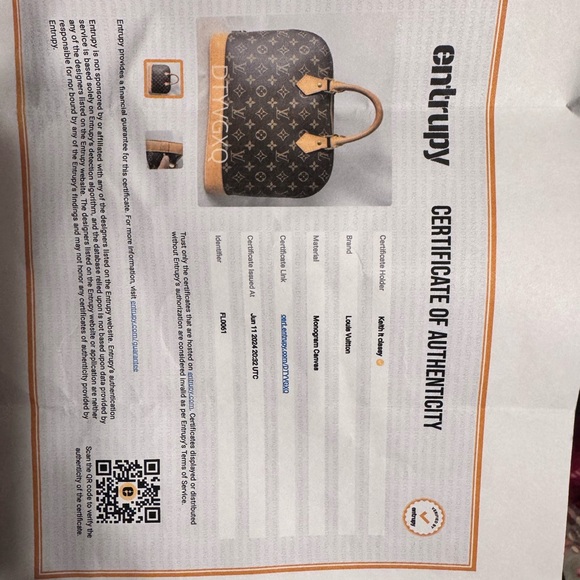 Louis Vuitton Vintage Monogram Alma Handbag - Picture 9 of 9